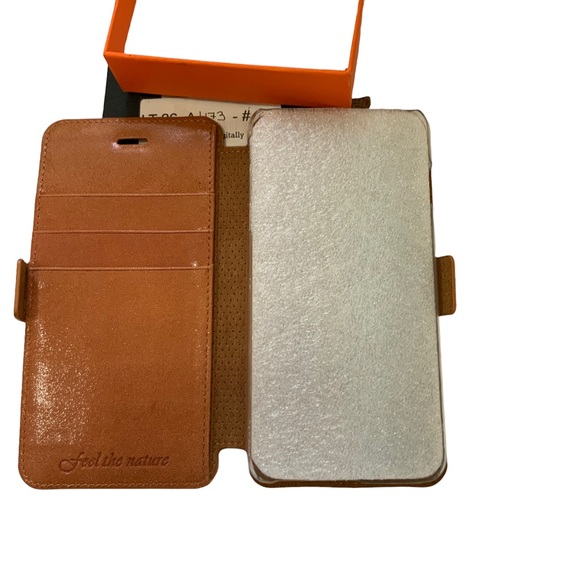 Sheildon iPhone 6 Leather Case with Credit Card Slots - Picture 2 of 7